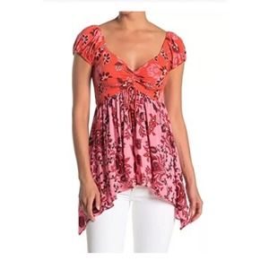 NWT Free People La Bamba OB931387 Hawaiin Sunset Combo Size S